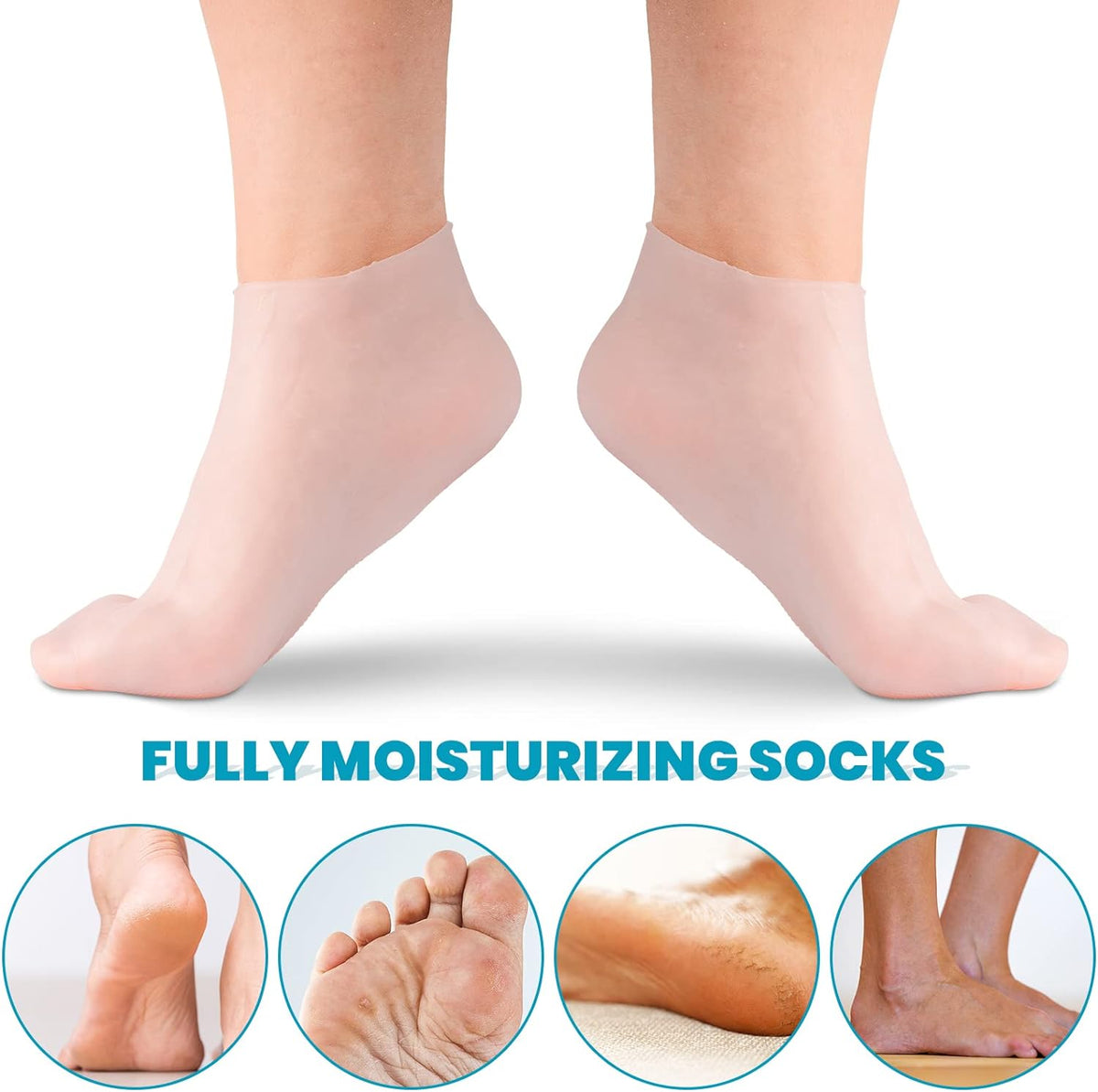 Calcetines VelvetHeel – Cuidado para pies de piel suave