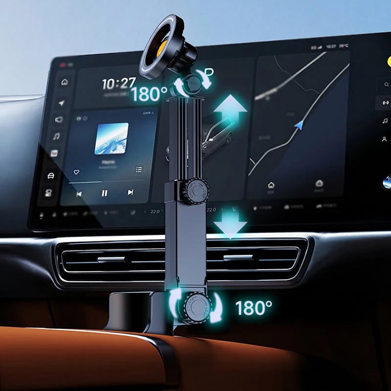 AutoGrip – Universelle 360°-Handyhalterung für den Getränkehalter