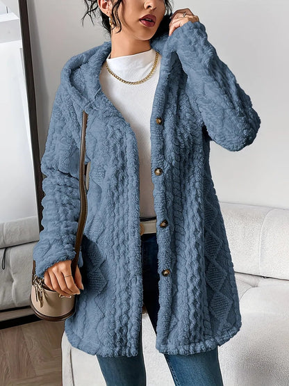 CloudSilk – Vestido con capucha elegantemente sencillo
