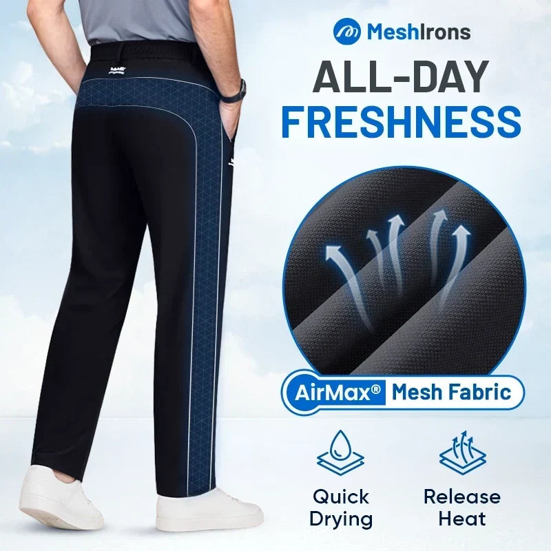 ALEVITA™ MeshIrons - Pantalones casuales para hombre con paneles de malla transpirables
