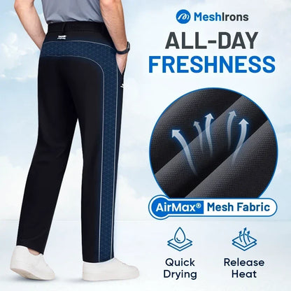 ALEVITA™ MeshIrons - Pantalones casuales para hombre con paneles de malla transpirables