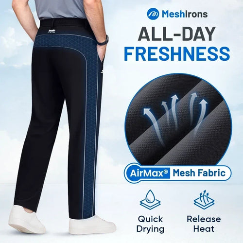 ALEVITA™ MeshIrons - Pantalones casuales para hombre con paneles de malla transpirables