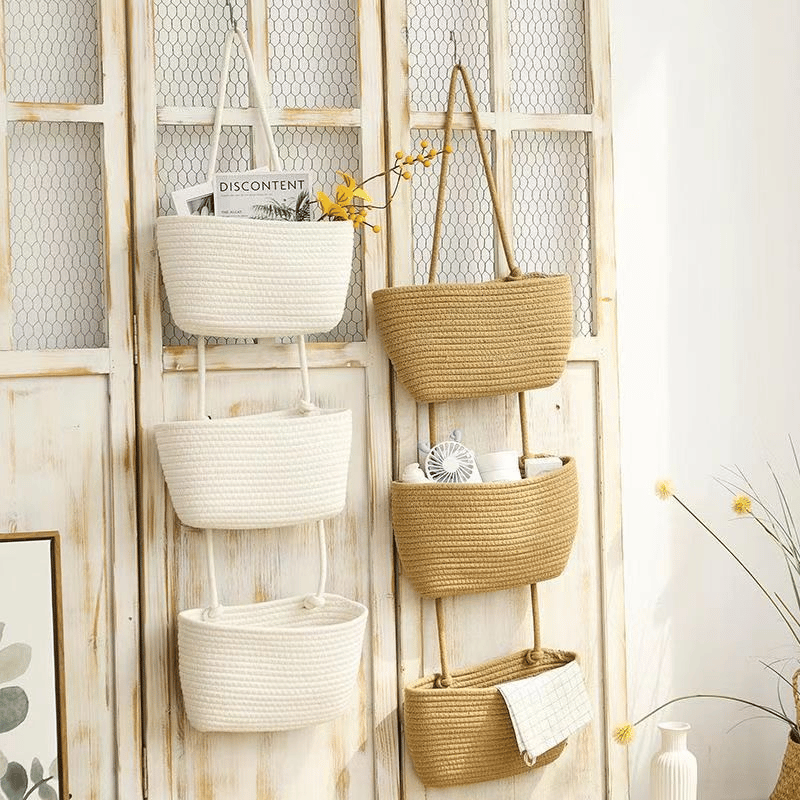 OrganizePro – Organizador colgante decorativo de 3 niveles