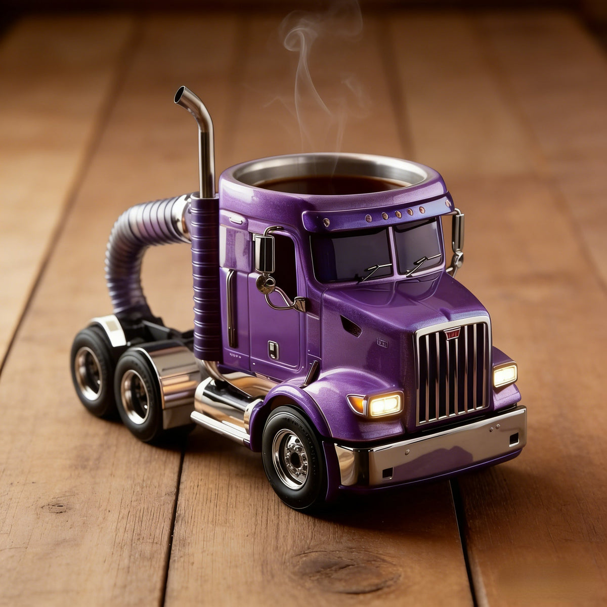 RoadKing Mug – Experiencia de café para semirremolques