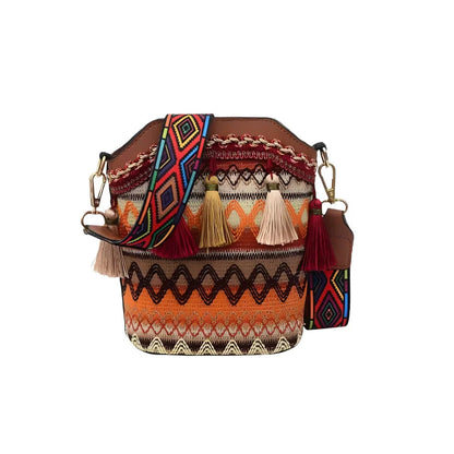 WovenRelic - Bolso de hombro artesanal vintage