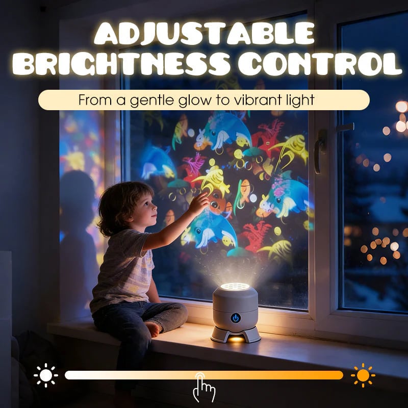 OceanGlow – Rotierender LED-Lichtprojektor