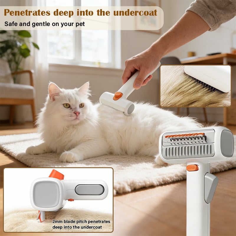 PawGroom – Cepillo y peine para mascotas con autodistrición