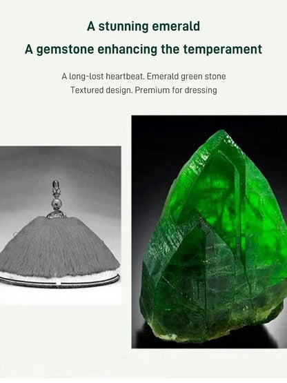 EmeraLuxe – Elegante Colección de Joyas de Gemas Verdes