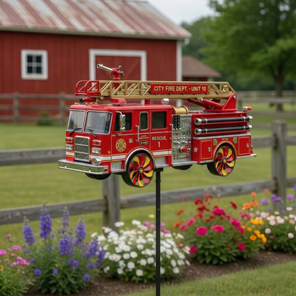 BreezeBlaze – Animiertes Garten-Windspiel Truck