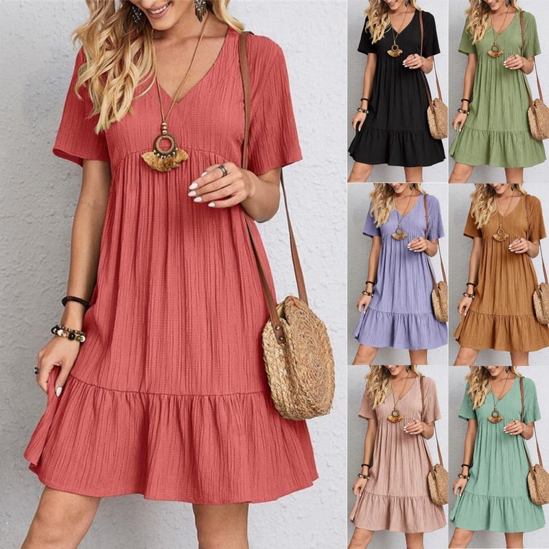 VintageMuse – Damen-Oberteil mit V-Ausschnitt im Retro-Stil