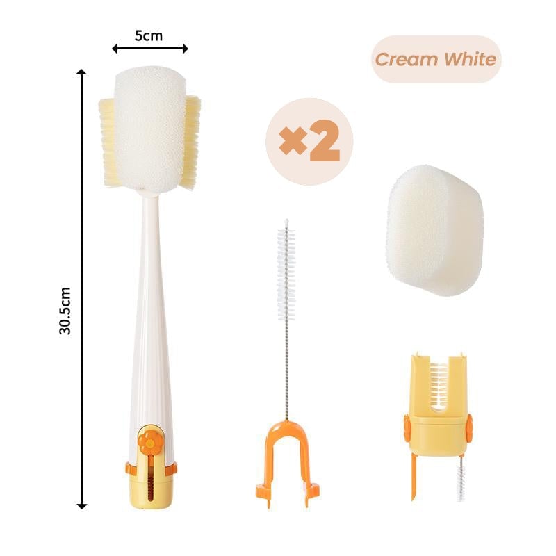BrushPro | Cepillo de limpieza de botellas 5 en 1 versátil