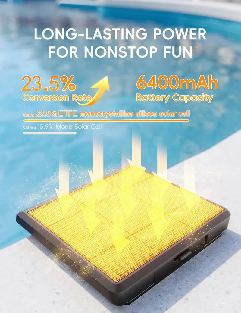 PoolShine – Luz ambiental junto a la piscina con energía solar