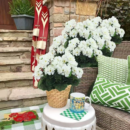 EverBloom – Flores de Geranio Artificiales para Exterior
