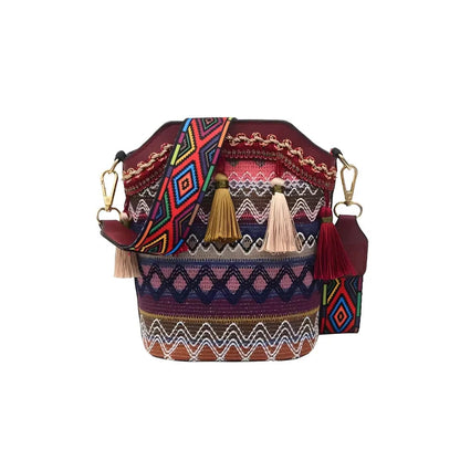 WovenRelic - Bolso de hombro artesanal vintage