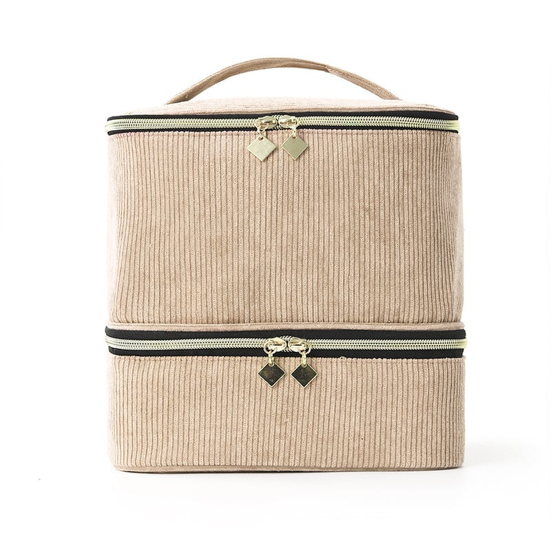 PolishPro – Estuche organizador de esmalte de uñas de doble capa de lujo