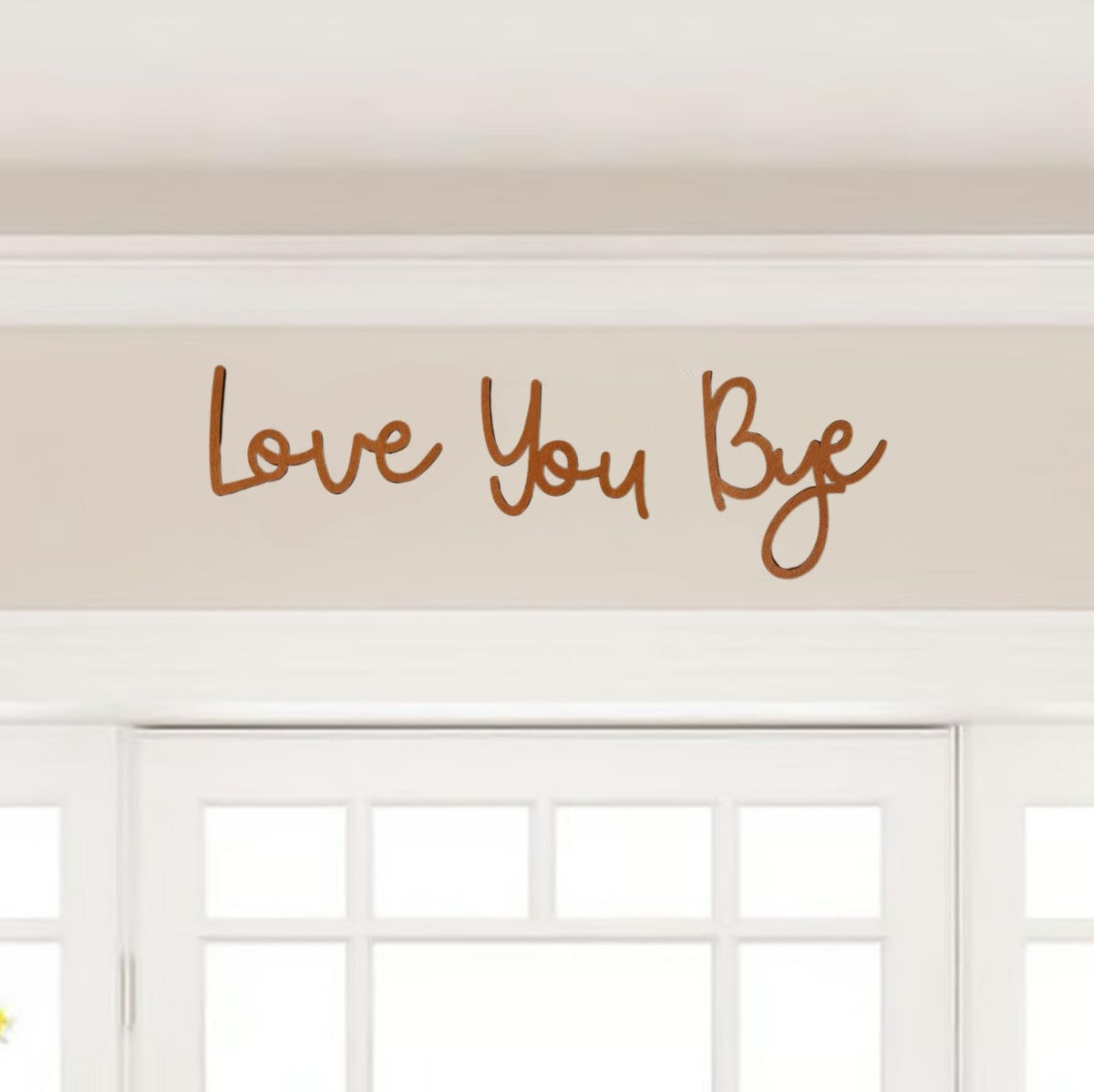 SweetEntry – Decoración de pared para recibidor "Family Love You Bye"