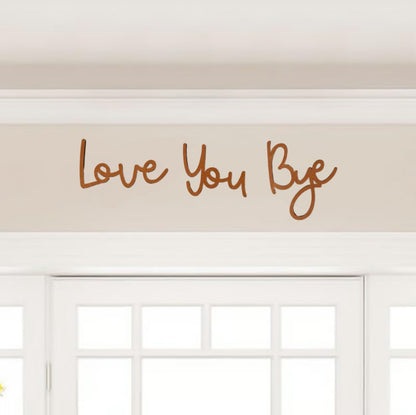 SweetEntry – Decoración de pared para recibidor "Family Love You Bye"