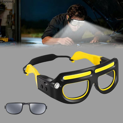 BrightView – Gafas linterna frontal LED portátiles