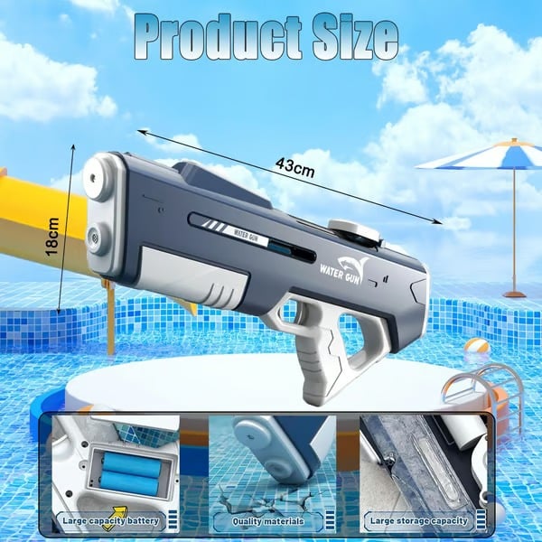 AquaBlaster: Pistola de succión de agua automática