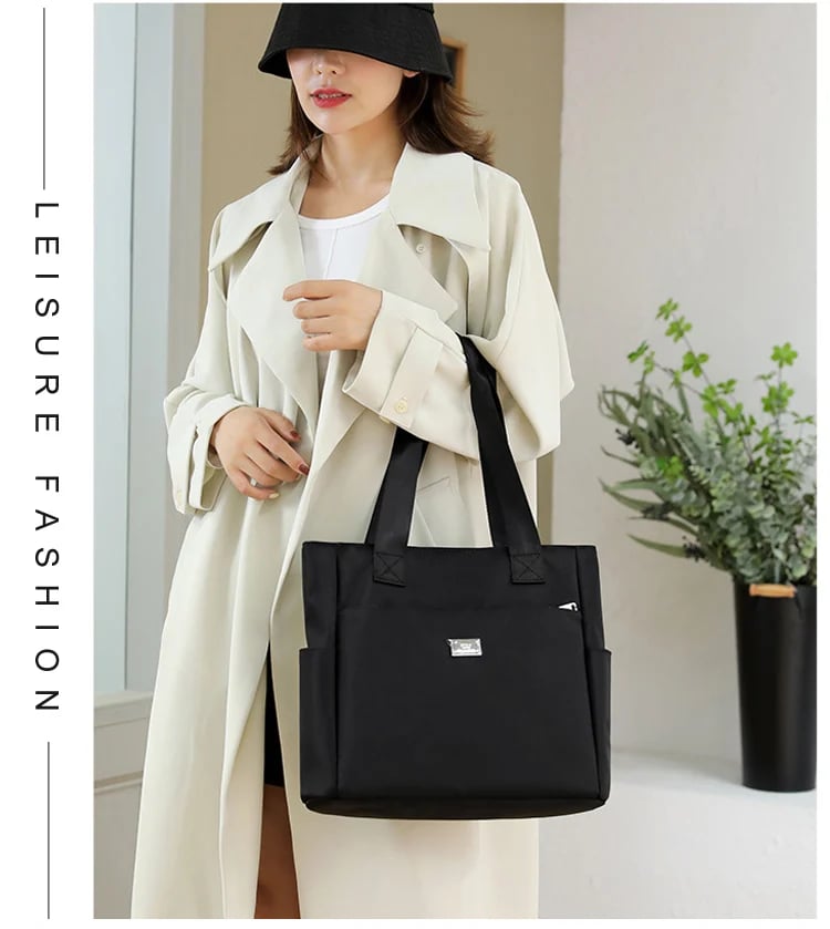 UrbanTote – Bolso de hombro de gran capacidad con múltiples bolsillos
