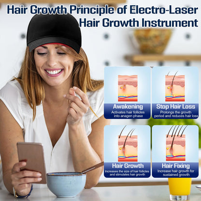 HairLuxe – Gorra de bienestar capilar multimodo