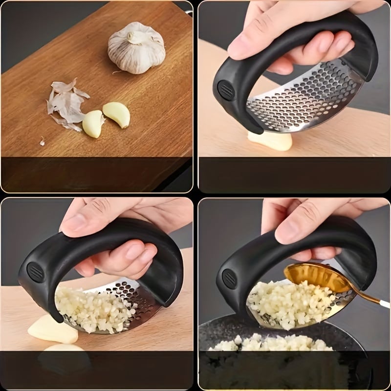 CrushCraft – Picador de Ajo de Acero Inoxidable