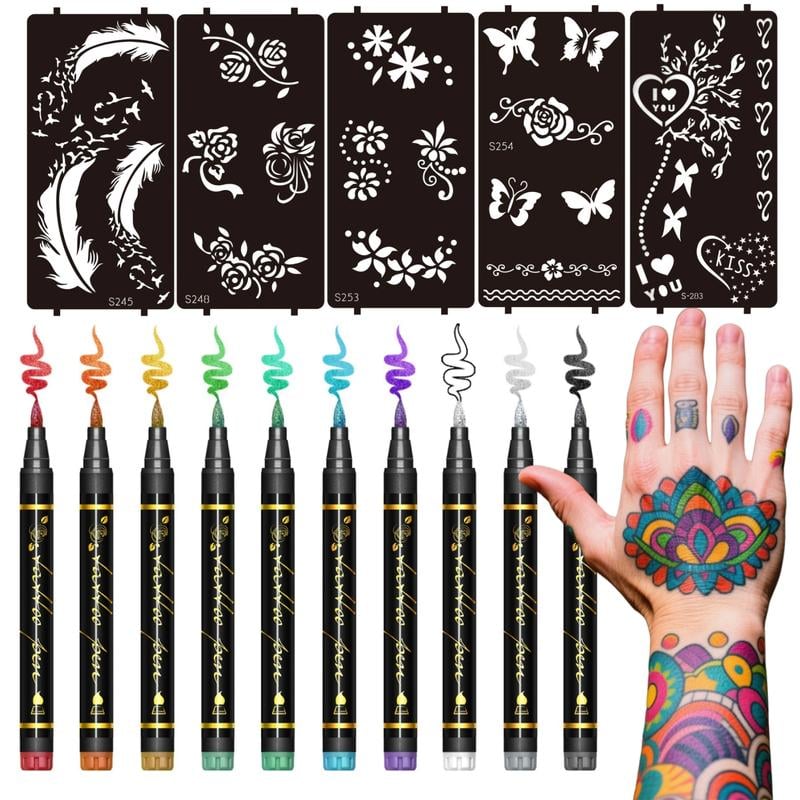 Artify – Set mit temporären Tattoo-Markern