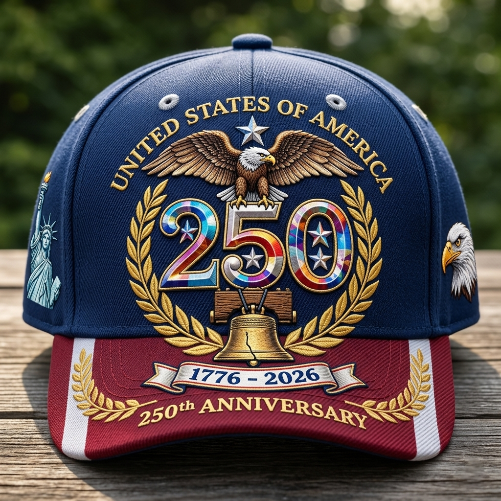 Liberty250 – Gorra Patriótica Edición Aniversario