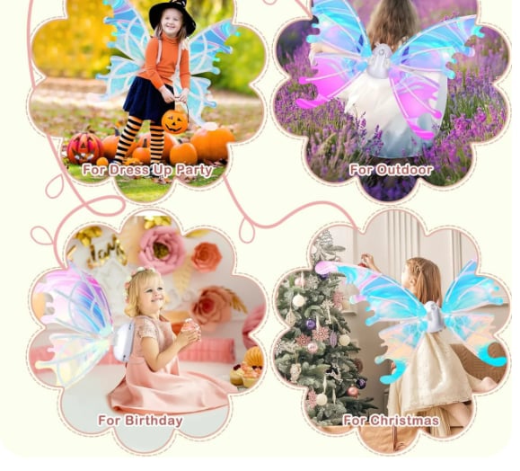 LumiFairy – Magische leuchtende LED-Flügel