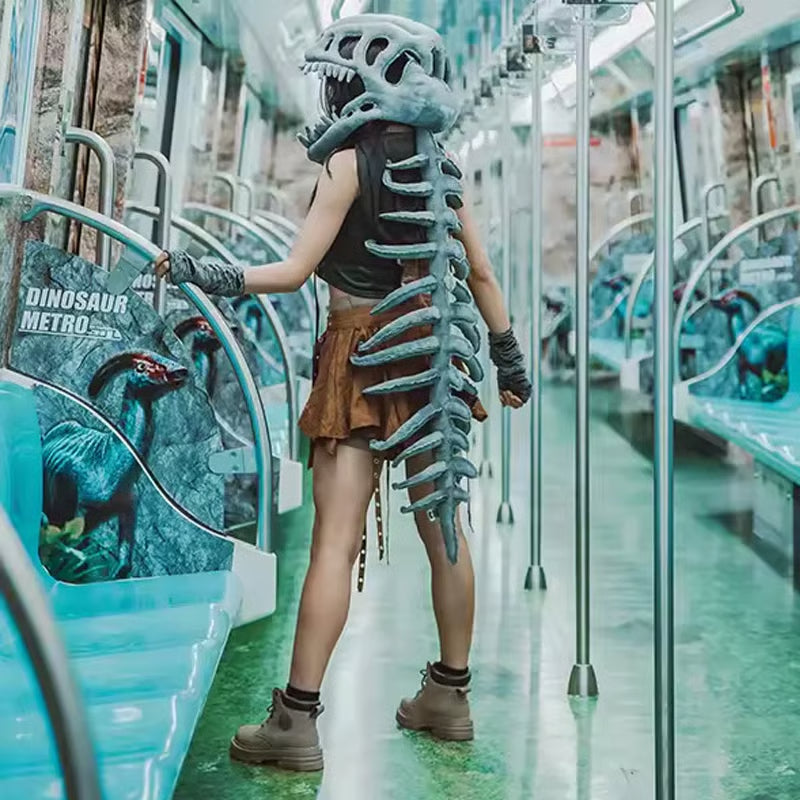 DinoBones – Realistisches Dinosaurier-Skelett-Kostümset