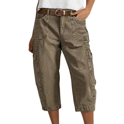 FlexWear – Capris elásticos casuales tipo cargo