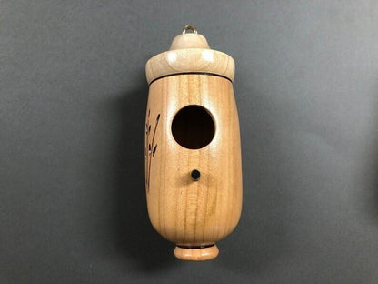 NatureSip – Comedero de colibríes de madera para amantes de la jardinería
