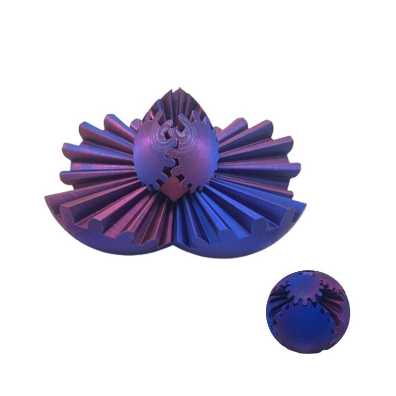 KinetiSphere - Bola de engranajes decorativa y antiestrés para el escritorio