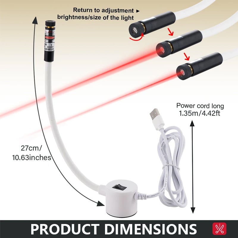 🔥NEUJAHRS-ANGEBOT – Magnetisches Positionierungs-Laserlicht für Nähmaschinen