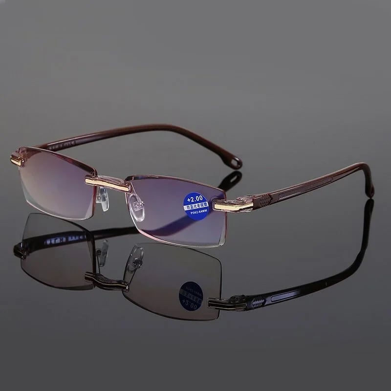VisionGuard – Gafas de lectura de doble uso Sapphire antirreflejante de luz azul