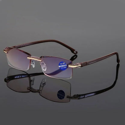 VisionGuard – Gafas de lectura de doble uso Sapphire antirreflejante de luz azul