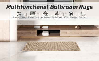 WaffleCloud – Alfombrilla de baño ultra absorbente
