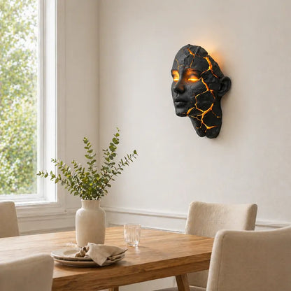 EclipseGaze – Lámpara de pared Ojo Místico