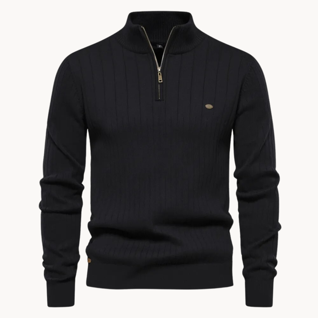 Jenson Quarter-Zip-Pullover | ALEVITA