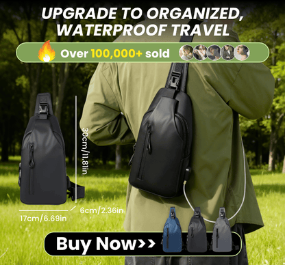 TrailPack – Outdoor-Umhängetasche mit großem Fassungsvermögen