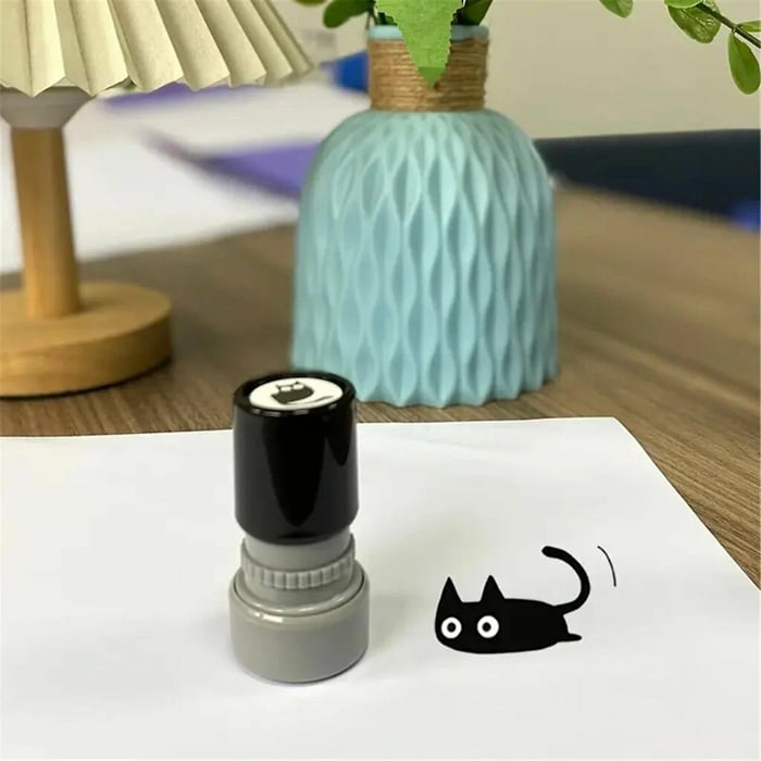 MeowMark – Juego de sellos con patrón de gatos
