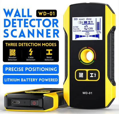 WallSense Pro – Escáner de pared con detector de metales de precisión