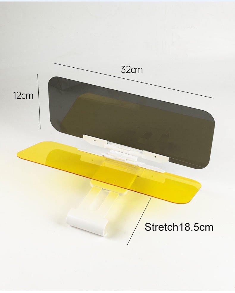 VisionClear – Polarisierte Blendschutz-Sonnenblende für Autos