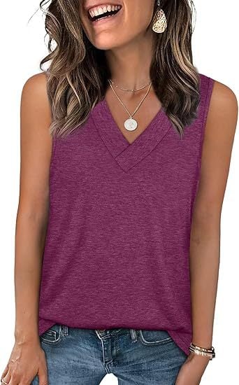 SoftEase – Top casual sin mangas para mujer de corte ajustado