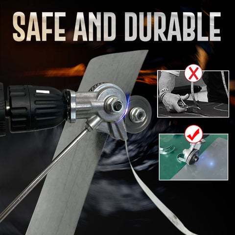 DrillShear – Aditamento cortador de metal para taladro eléctrico