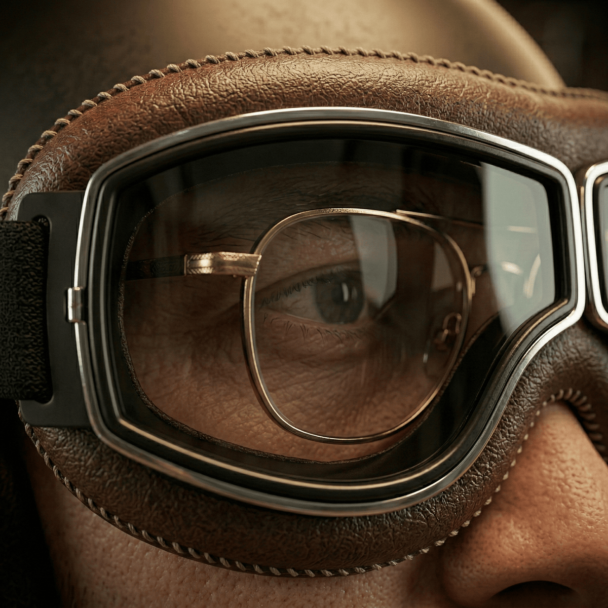RetroRide – Gafas OTG para motocicleta estilo vintage