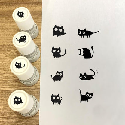 MeowMark – Juego de sellos con patrón de gatos