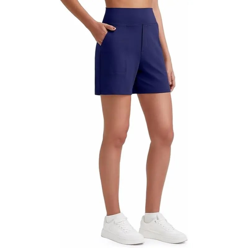 FitAura – Damen-Sportshorts mit hoher Taille