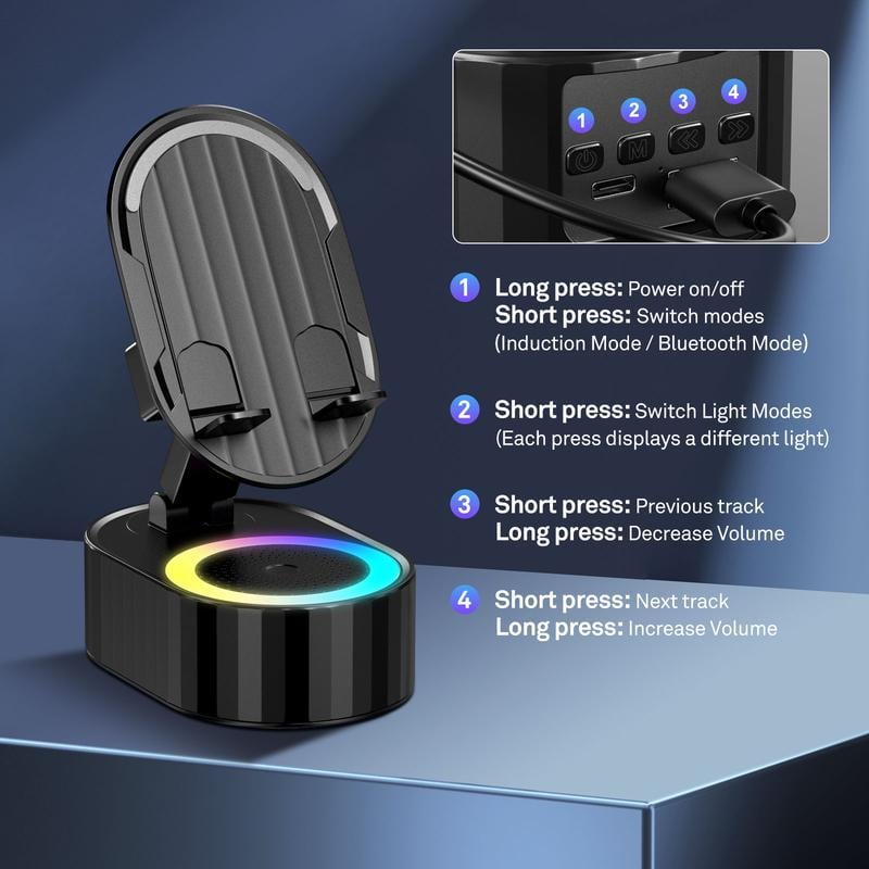 VibeDock – Soporte para celular con amplificador de sonido