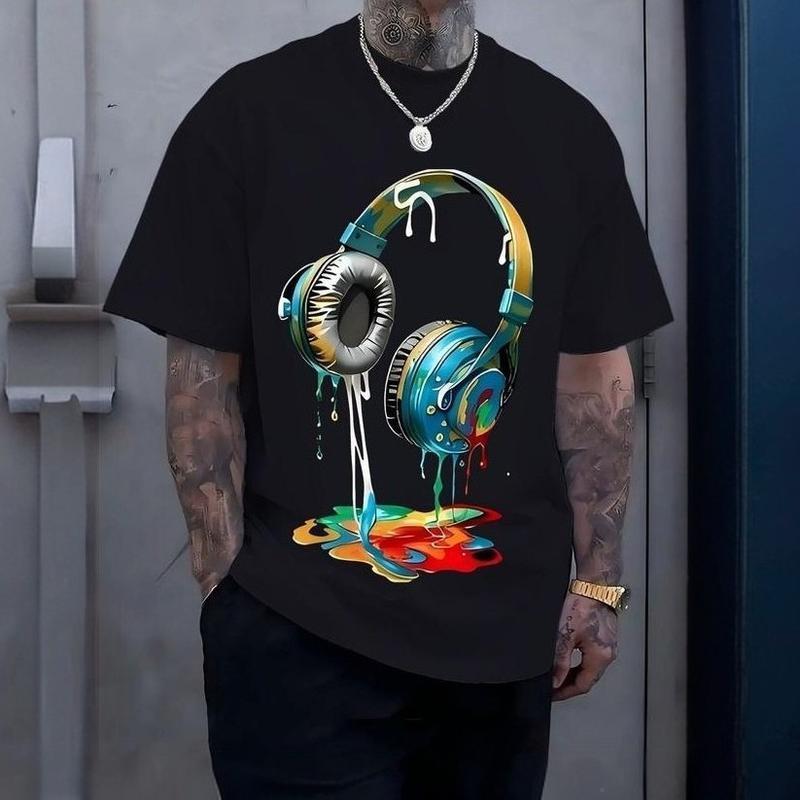 StyleCore – Camiseta gráfica de algodón suave